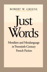 Just Words (ISBN: 9780271026381)