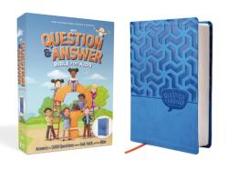 NIrV, Question and Answer Bible for Kids, Leathersoft, Blue, Comfort Print (ISBN: 9780310466918)