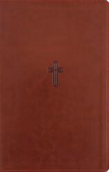 NASB, Personal Size Reference Bible, Large Print, Paragraph Style, Leathersoft, Brown, Red Letter, 1995 Text, Comfort Print (ISBN: 9780310469117)