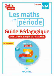 Outils pour les Maths CE2 - Les Maths par période - Guide pédagogique avec CD-Rom banque de ressources du fichier - Frey-Tournier, Reale-Bruyat (ISBN: 9782210508187)