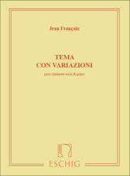 TEMA CON VARIAZIONI POUR CLARINETTE EN LA ET PIANO (ISBN: 9786390231941)