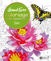 Grand livre coloriage par numéros - Zen - Woodroffe (2025)
