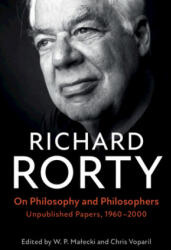 On Philosophy and Philosophers - Richard Rorty (ISBN: 9781108726368)
