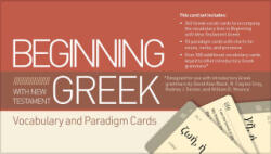 Beginning with New Testament Greek Vocabulary and Paradigm Cards - Robert L. Plummer (ISBN: 9781087778907)