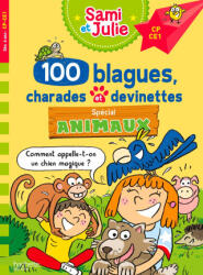 Sami et Julie - 100 blagues charades et devinettes Spécial Animaux pour la récré CE1 CE2 - Aurore Meyer (2024)