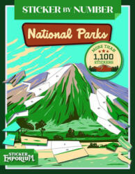 STICKER BY NUMBER NATIONAL PARKS | PARRAGON (ISBN: 9798890191724)