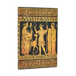 2027 Gathering of Deities (Ancient Greek Pottery) Mini 12-Month Softcover Dayplanner (Elastic Band Closure) Horizontal (ISBN: 9780349719931)