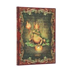 2027 The Brothers Grimm, Frog Prince (Fairy Tale Collection) Midi 12-Month Hardcover Dayplanner (Elastic Band Closure) Vertical (ISBN: 9780349719375)