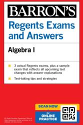 Regents Exams and Answers: Algebra I, Fifth Edition, (ISBN: 9798349703621)