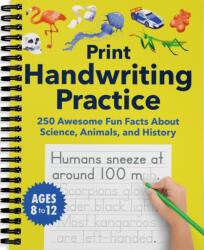 Print Handwriting Practice for Kids 8-12 (ISBN: 9781632176851)