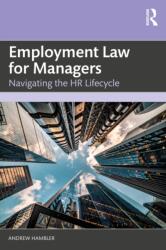Employment Law for Managers (ISBN: 9781032760773)