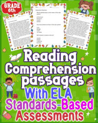 Reading passages Comprehension With ELA Assessments GRADE 6th - Irwin B Allen (2024)