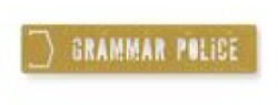 Grammar Police Metal Bkmark Stencil - Brass Monkey (2023)