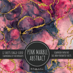 Pink Marble Abstract Scrapbook Paper Pad - Crafty As Ever (ISBN: 9781636572239)