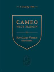 KJV Cameo Wide Margin Reference Edition with Apocrypha, Black Calf Split Leather, KJ454: XRMA (ISBN: 9781009836012)