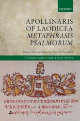 Apollinaris of Laodicea Metaphrasis Psalmorum (ISBN: 9780199599820)