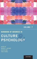 Handbook of Advances in Culture and Psychology, Volume 7 (ISBN: 9780190879228)