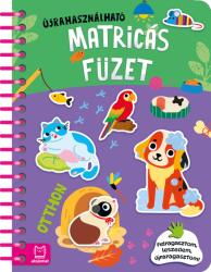 Újrahasználható matricás füzet - Otthon (ISBN: 9789634922643)