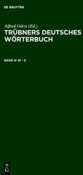 W - Z (ISBN: 9783110003215)