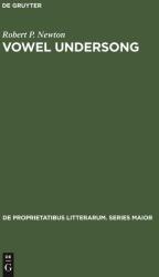 Vowel undersong (ISBN: 9789027979667)