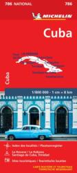 Cuba - Michelin National Map 786 (ISBN: 9782067185531)