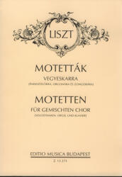 MOTETTÁK VEGYESKARRA (ISBN: 9786400199865)