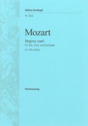 REGINA COELI FÜR SOLI, CHOR, ORCHESTER & ORGEL KV 276 (321b) KLAVIERAUSZUG (ISBN: 9786300192089)