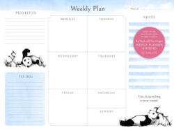 Big Panda and Tiny Dragon Weekly Planner Notepad - Norbury, James (2024)