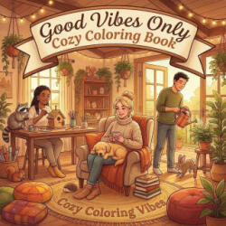 Good Vibes Only Cozy Coloring Book - Cozy Coloring Vibes (ISBN: 9781965964439)