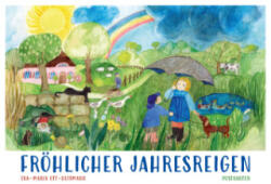 Postkartenbuch /Fröhlicher Jahresreigen - Eva-Maria Ott-Heidmann (2026)