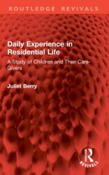 Daily Experience in Residential Life (ISBN: 9781041105633)