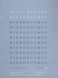 MIKROKOSMOS VOL 4 - BELA BARTOK (ISBN: 9780851628196)