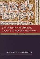 The Hebrew and Aramaic Lexicon of the Old Testament (2 Vol. Set): Unabdriged Edition in 2 Volumes - Ludwig Kohler, L. Koehler, W. Baumgartner (ISBN: 9789004124455)