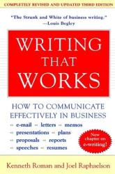Writing That Works - Kenneth Roman (ISBN: 9780060956431)