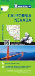 MICHELIN USA CALIFORNIA NEVADA MAP 174 - Michelin Travel Publications (ISBN: 9782067190528)