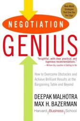 Negotiation Genius - Max H. Bazerman (ISBN: 9780553384116)