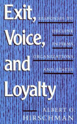 Exit, Voice and Loyalty (ISBN: 9780674276604)