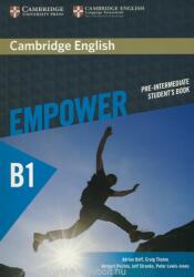 Cambridge English: Empower Pre-intermediate (ISBN: 9781107466517)