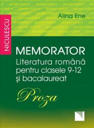 Memorator. Literatura română pentru clasele 9-12 și bacalaureat. PROZA (ISBN: 9789737488879)