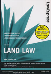 John Duddington: Law Express - Land Law 5th Edition (ISBN: 9781292012827)
