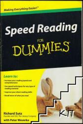 Speed Reading for Dummies (ISBN: 9780470457443)