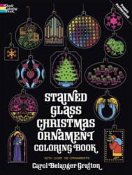 Stained Glass Christmas Ornament Coloring Book (ISBN: 9780486207070)