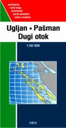 Dalmát tengerpart, Ugljan, Pasman, Dugi otok, Silba, Olib, Ist, Molat, Rava, Rivanj 1: 50 000 Forum (ISBN: 9789531798761)