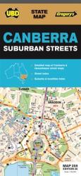 Canberra térkép Universal Publishers UBD State Maps 1: 25 000 (ISBN: 9780731929139)