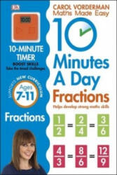 10 Minutes A Day Fractions, Ages 7-11 (Key Stage 2) - Carol Vorderman (2015)