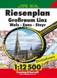 Linz atlasz, Linz és környéke, Wels, Enns, Seyr atlasz Freytag & Berndt 1: 12 500 (ISBN: 9783707906202)