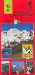 16a Sjeverni Velebit turista térkép észak Smand 1: 30 000 (ISBN: 9789537163044)