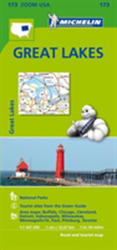 173. Great Lakes térkép Michelin 1: 500 000 (ISBN: 9782067190849)