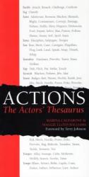 Actions: The Actors' Thesaurus - Marina Calderone (ISBN: 9780896762527)