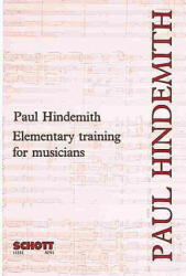 Elementary Training for Musicians - Paul Hindemith (ISBN: 9780901938169)
